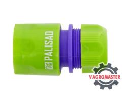 Соединитель пластмассовый быстросъемный для шланга 1/2″ 66135 Palisad