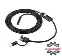 Водонепроницаемый эндоскоп 2м (Micro USB,USB,Type-C) WEC2 065-0154 ДЕКО