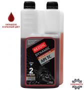 Масло REZOIL DYNAMIC 2т с дозатором API TС 0,946 л 03.008.00002 REZER