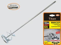 Миксер для краски SDS хвостовик 100х600мм оцинкованный 504-022 Титан