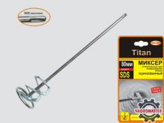 Миксер для краски SDS хвостовик 80х400мм 504-021 Титан